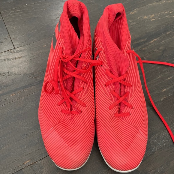 ADIDAS NEMEZIZ 19.3 IN Men's Soccer Shoe -Active Red Size 12 - Picture 1 of 5